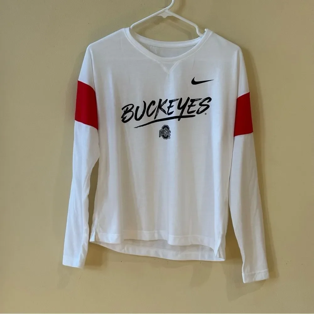 Nike Ohio State Buckeyes Long Sleeve Top